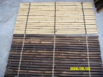 Black Bamboo Fence